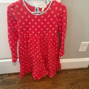 Matilda Jane Pink and Red Polka Dot Kids Dress - Size 12